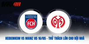 Heidenheim Vs Mainz 05 16/05 – Thử Thách Lớn Cho Đội Nhà
